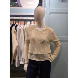 클리지 세이브존03 클리지 뷔스티에배색 니트 AQCQ2WKT12A