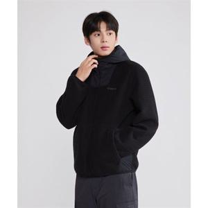 디스커버리 DISCOVERY EXPEDITION 남성 자가드 플리스 후드 자켓 (BLACK) DMSS33054-BKS 336373