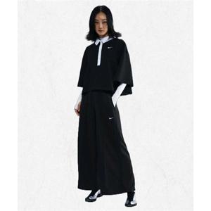 나이키 NIKE 스포츠웨어 미드라이즈 와이드 레그 트랙 팬츠 W - 블랙 세일 IH8515-010 2501115