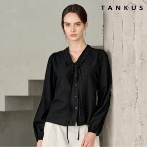 [탱커스]러블리 레이스 트리밍 리본 블라우스 (TY1BL007L0)