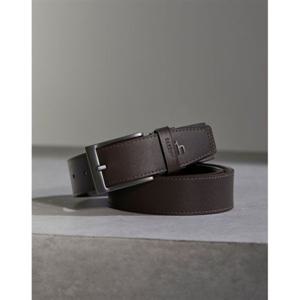 헤지스 HAZZYS MEN ACC 다크브라운 스티치장식 소가죽 벨트 HJBE6E965W3 345841