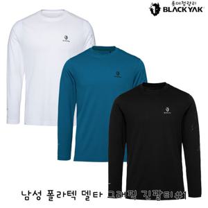 블랙야크 남성 간절기 라운드티셔츠 남성 폴라텍 델타 그래픽 긴팔티 1BYRTSV003