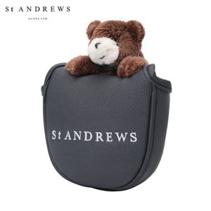 [세인트앤드류스] 공용 리본 테디베어 말렛형 퍼터 커버 831F2CVA03_NA