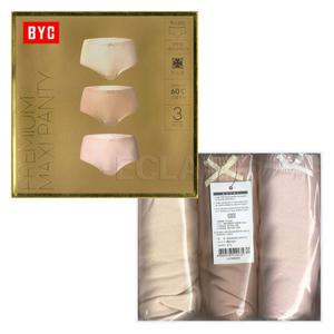 [BYC] 임페리얼 심플 맥시 면스판 여성 팬티 3종 세트 WNS5068