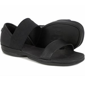 [정품] 캠퍼 여성 라이트 니나 플랫샌들 블랙 (21735-086)