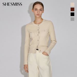 [쉬즈미스] 리브 니트 가디건_SSKCDO32020