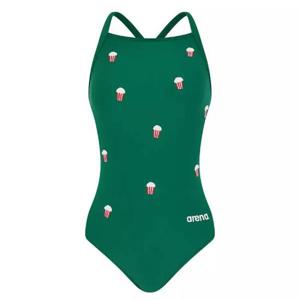 아레나  여성) 플러피프렌즈2 선수 원피스 싱글크로스 스트랩백(A5SL1CO02GRN)