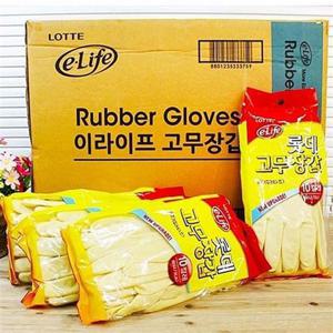 롯데 고무장갑 미니 소 아이보리 50켤레 주방 설거