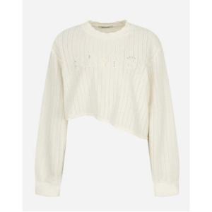 나이스클랍(N242PWT312)햄라인 변형 티셔츠