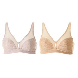 비너스 부드럽고 통기성좋은 에어슬림패드 노와이어브라AB컵OBR3893AB