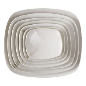 이천도자기 미색라인 직사각 부페 접시 6호 32.5cm 미색접시 부페접시 뷔페접시 큰접시 요리식기 요리접시