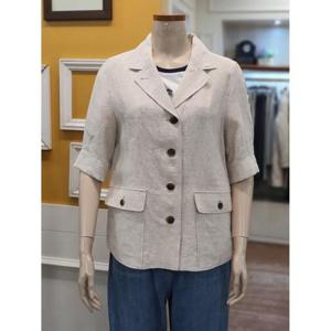 BCBG 세이브존01 아웃포켓 반팔 자켓 B5B4J123