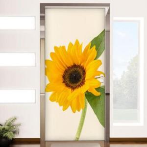 아트박스/꾸밈 il733-풍수노란해바라기꽃_현관문시트지