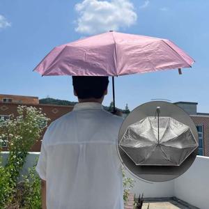 양산겸용 암막 자동 양우산 핑크 우양산 3단우산 미나