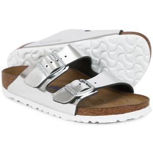 [정품] 버켄스탁 아리조나 SFB LENA 메탈릭 실버 Made in Germany (1005961)