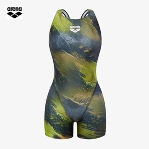 아레나 마티에르 A5FL1CE01 YEL (주머니백 증정)  여성 선수 3부반신 크로스백 실내수영복