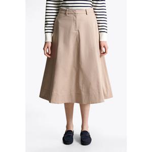 [타미힐피거종합관] 여성 코튼 플레어 미디 스커트 (T22F6WSC030WT2 AEG)