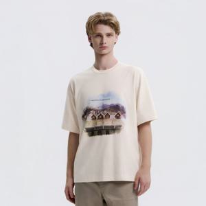 내셔널지오그래픽N253UTS100 [NRN] 그래픽 반팔 티셔츠 IVORY