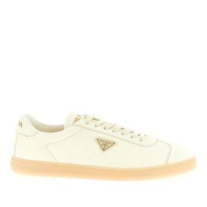 프라다 해머드 디어 가죽 레이스업 스니커즈 2EE394FG000013 F0