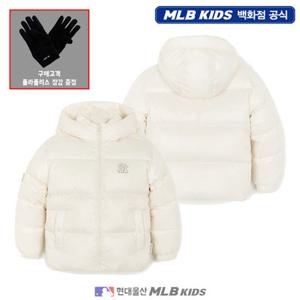 [MLB키즈US] (7ADJB0556-50CRD) [플리스장갑증정] 에어 데일리 글로시 숏 덕다운 아동패딩 키즈패딩