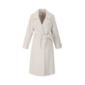 [숲]코쿤 벨티드 울 핸드메이드 롱코트 SBBHC89