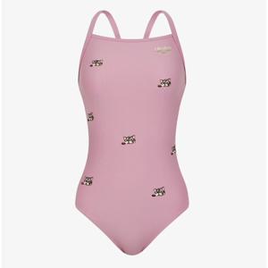 [아레나]여성 A5FL1CO09PNK 플러피프렌즈3 선수 원피스 크로스 스트랩백 실내 비치 수영복