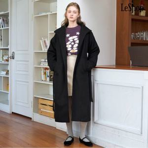 [르샵]데일리 하이넥 벨티드 롱 울 코트 (DP4JH005A)