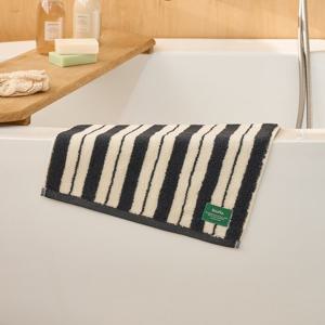 [모던하우스] STF 더블 스트라이프 핸드타월 BLACK 34X34cm 65g