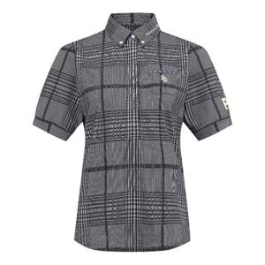 M 파리게이츠골프반팔티 NQC 521E1TSA21_NA 여성 체크 조직감 미니 포켓 칼라 티셔츠