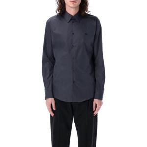 버버리 슬림핏 코튼 셔츠 8105133 C1765 INDIGO