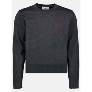 아미 드 꾀흐 자수 크루넥 스웨터 HKS111 KN0025 055