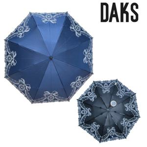 [닥스(우양산)]2단 수동 양산 리본 자수 샤인 PBO021M-네이비(71)