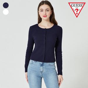 [게스(진)]여성 쁘띠 로고 가디건 OO1K2471