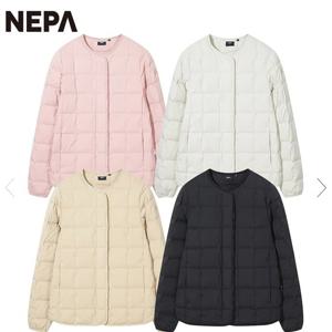 [네파] 여성 경량 모노 튜브 넥리스 다운자켓 7L82063
