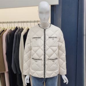 [나이스클랍]트위드 브레이드 경량 다운 N244PWD911_DG