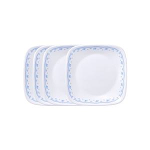 코렐 [코렐]모닝블루 사각소접시 4P 세트