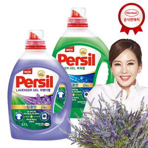퍼실 딥클린 라벤더/파워젤 2.7Lx2개 세탁세제 겸용
