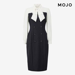 [모조] 넥러플 스트라이프 원피스 J254XSE015