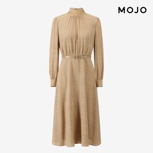 [모조] 하이넥 쉬폰 원피스 J253XSE004