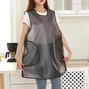 [QNS1Y576]TPU 방수 앞치마 주방 식당 업소용 포켓 80cm