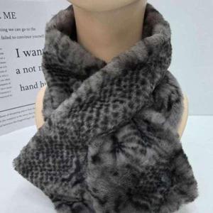 [애슬릿] 퍼 목도리 여성 페이크 밍크 미니 쁘띠 겨울 숏 머플러