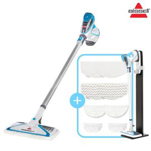 비쎌 슬림 스팀청소기 ULTRA 패키지 (화이트블루+정품걸레8P+거치대)