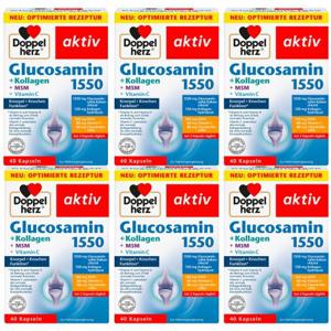 도펠헤르츠 글루코사민 1550 콜라겐 msm 비타민c 40정 x 6박스