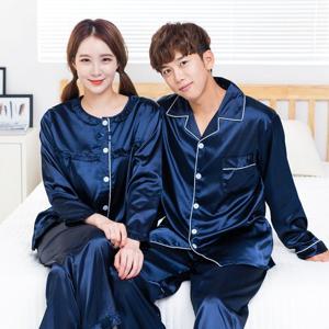 이라인 클래식무지 긴팔상하 [파자마/커플잠옷]