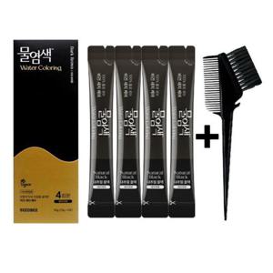 씨드비 프리미엄 물염색 시즌2+염색빗 1박스 4회분 비건 새치 커버 홈쇼핑
