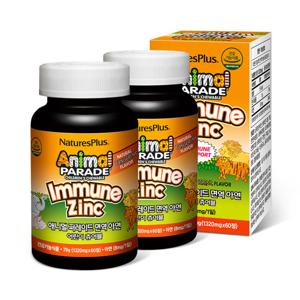[네이처스플러스] 애니멀퍼레이드 면역 아연 2병 세트 (60정x2병)