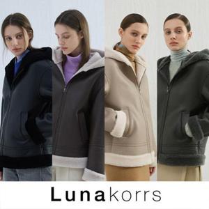 [루나코어스]루나코어스 후드무스탕 자켓.