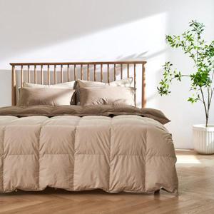 [킹2장] 라뽐므 오폴레 한겨울용 코튼 구스 이불 거위털 겨울 이불 2장 세트 K