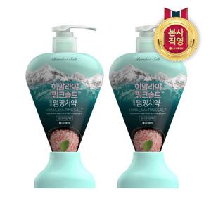 히말라야 핑크솔트 펌핑치약 아이스민트 285g x 2개