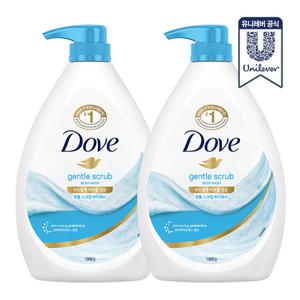 [무료배송] 도브 바디워시 젠틀스크럽 1L 1+1